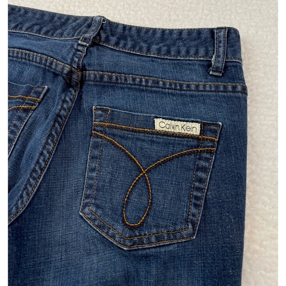 CALVIN KLEIN JEANS • Dark Wash Skinny Jeans, 6P - Picture 7 of 10